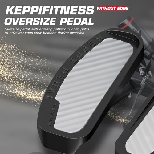 Keppi Fitness Stair Stepper, Steppers for Exercise at Home, Stepper with 2 Pairs of Resistance Bands for Efficient Cardio - Fitstep Series - style: FITSTEP1000 PRO
