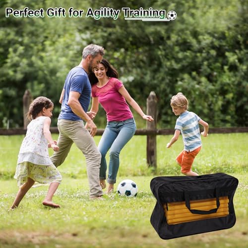 Neoaider 6 FT Agility Poles, 4/6/10 Pack Detachable Soccer Agility Poles - size: 6 FT-6 pcs