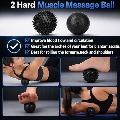 8 in 1 Foam Roller Set for Deep Tissue Muscle Massager