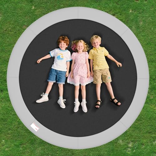 Trampoline Replacement Pad, Thick UV/Water Resistant Spring Cover 10-16FT - color: Gray, size: 16FT
