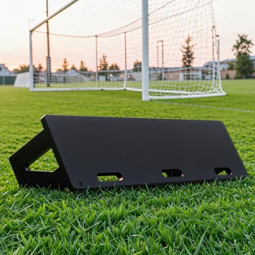 Soccer Rebounder Trainer, 2-Way Portable Football Rebound Board for Solo Practice, Shooting & First Touch Drills - High-Impact HDPE Design for Indoor/Outdoor Use
