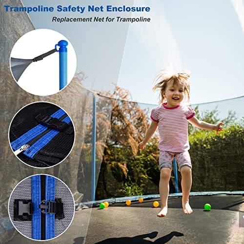 NONMON Trampoline Replacement Safety Net 12ft 13ft 14ft 15ft - size: 14ft 6 pole