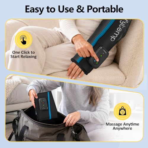 Comfytemp Air Compression Arm Massager L, Arm Sequential Compression Device - size: L, 14"~17"
