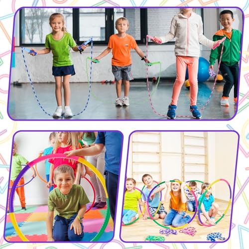 Silipull 8 Pcs Kids Toy Hoop