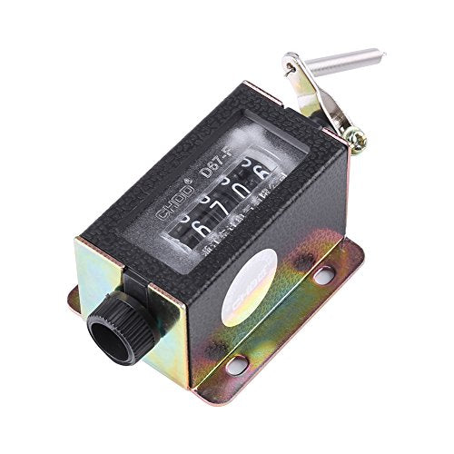 Manual Tally Counter 5 Digit Number Count Clicker Counter Mechanical Arithmometer Hand Mechanical Counters for Coaching, Knitting