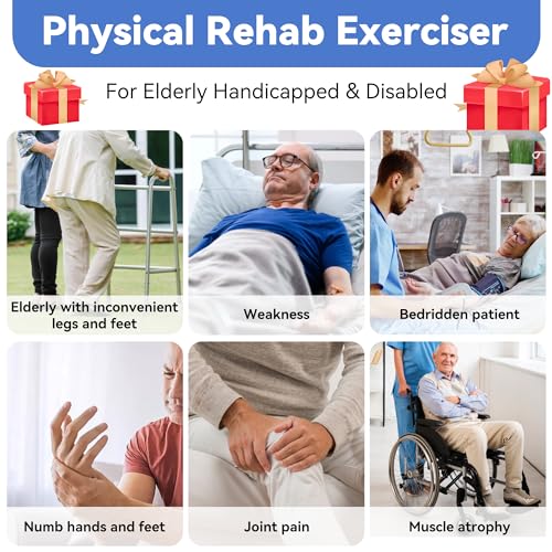 Legs Arms Electric Exercise Bike Active Passive Knee Pedal Trainer Physical Therapy Assisted Rehabilitation Home Fitness Equipment For Seniors