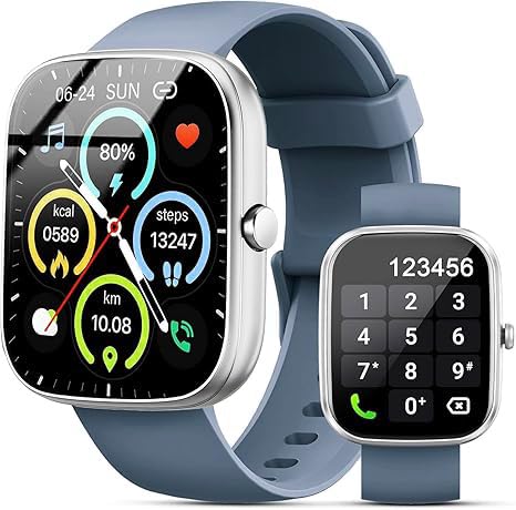 Fempoin Smart Watch, 1.96" HD SmartWatch, Touch Screen Answer/Make Call