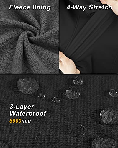 33,000ft Women's Hooded Lightweight Softshell Vest Fleece Lined for Running - color: Black, size: X-Large