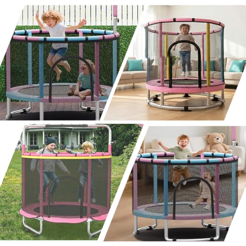 Trampoline Safety Net, 48" 55" 60" Trampoline Replacement Net Accessories, Tear Resistant Kids Protective Fences - size: 48" 120cm