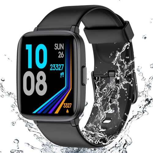 Fitness Tracker Watch with Heart Rate, Activity Tracker, Pedometer Watch - color: Black
