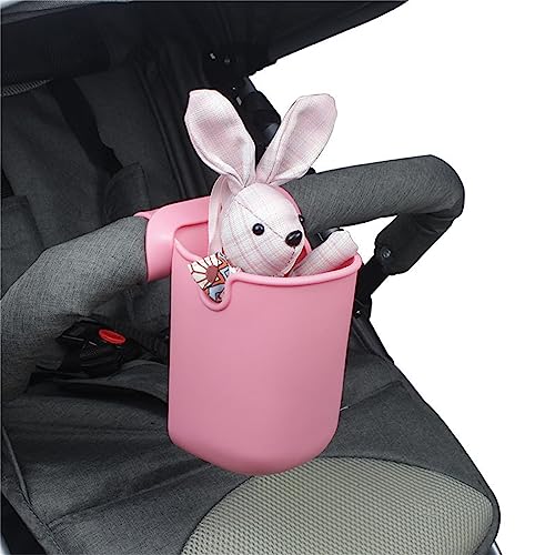 LIANXUE Universal Stroller Cup Holder Bottle Holder Silicone Phone Holder Organizer for Stroller Bike Treadmill Walker Boats Silicone