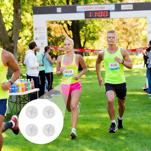 PINE & LINEN Durable Running Bib Clips - color: Clear