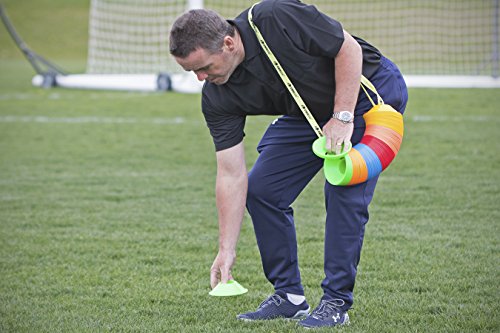 Kwik Goal Strap Cone Carrier - color: Hi Vis Yellow
