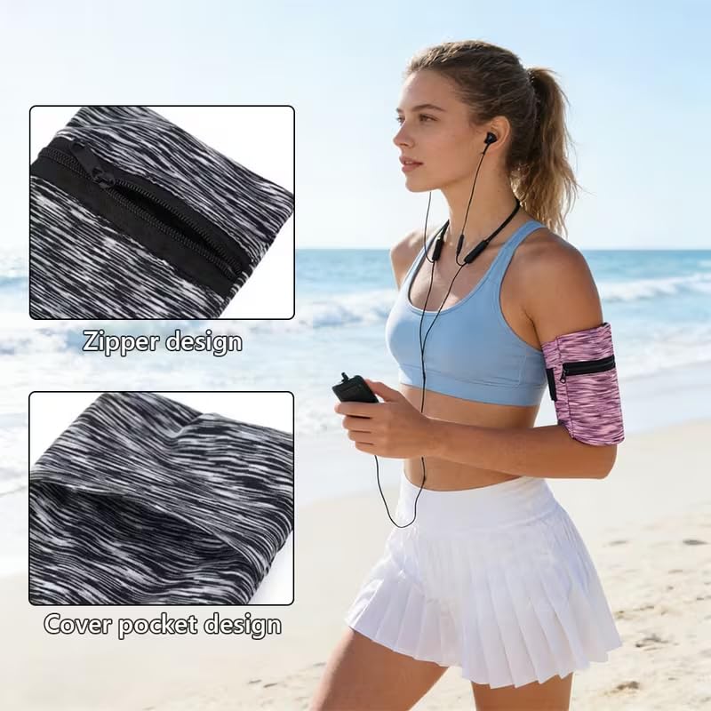 1 Pocket Wrist Wallet Wrist Cell Phone Holder, Ankle Wallet, Sweat Bands, Armband, Hidden Pouch, Wristlet Wallet for Travel, Outdoor Sports Running,Blue - color: Blue