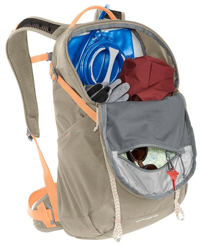 CamelBak Women’s Rim Runner X20 Hiking Hydration Backpack with 70oz Crux Reservoir, Women Specific Fit and Ventilated Support for Day Hiking - color: Sandstone 2.0