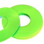 QUICKPLAY Quick-Pick Flat Field Markers Set of 10 - Easy-Carry Discs