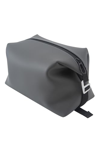 6"x9.84" 4.5L Silicone Toiletry Bag, Grey - color: Grey, size: 4.5L