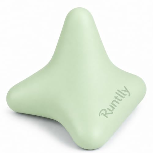 Trigger Point Massage Tool, 3" × 2.6", Deep Tissue Manual Massage Ball for Muscle Knots & Myofascial Release, Physical Therapy Tool for Plantar Fasciitis, Foot Hand Hip & Back Soreness Relief - color: Green