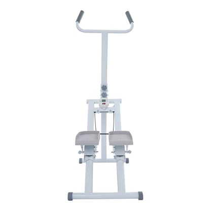 Foldable Vertical Stair Climber Machine for Full-Body Workout, Stair Stepper for Home Gym