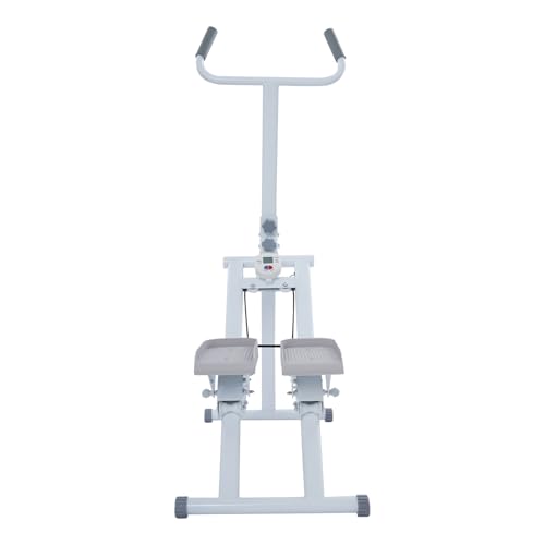 Foldable Vertical Stair Climber Machine for Full-Body Workout, Stair Stepper for Home Gym