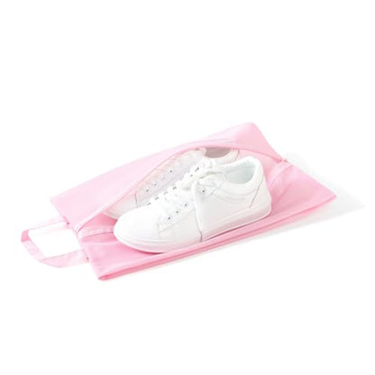 pack all Shoe Bag for Travel, Water-Resistant Shoe Pouch for Sports - color: Pink, style: 1 Pack