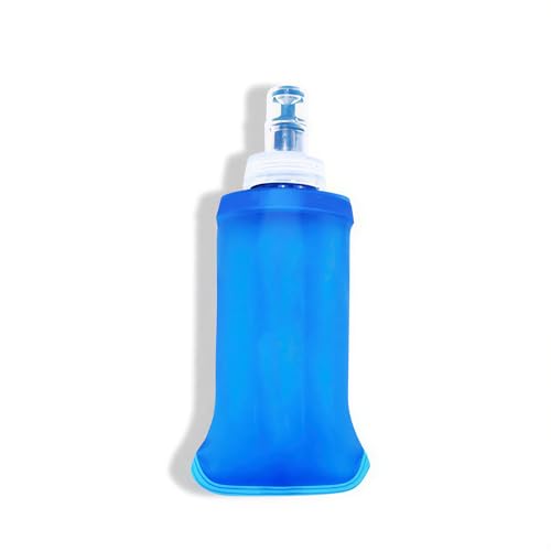 3-Pack Soft TPU Water Flask 150ML, Shrink As You Drink Bottle for Hydration Pack, Folding Sports Water Bottle Ideal for Running, Hiking, Cycling, Climbing
