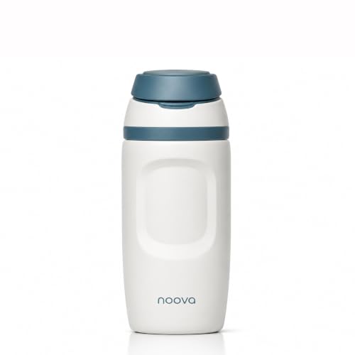 NOOVA Insulated Water Bottle Leak-Proof Insulated Stainless Steel Tumbler with Straw Sports Water Bottle Cold 24h Hot18h Thermos Travel Gift Beach Gym Accessories for Women Men Kids Cup 16oz Sand Teal - color: 16oz Sand-Teal