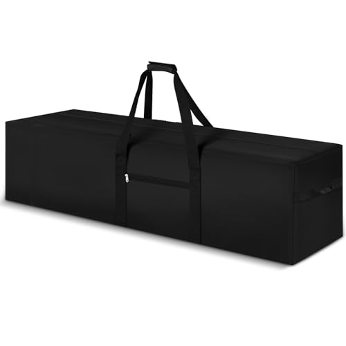 1 Pcs 65 x 15.5 x 15.5, 257 L Versatile Large Duffle Bag, Black - color: Black, size: 65 x 15.5 x 15.5 Inch, 257 L