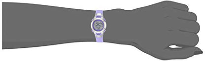 Armitron Sport Women's Digital Chronograph Resin Strap Watch, 45/7012 - color: Purple/Silver