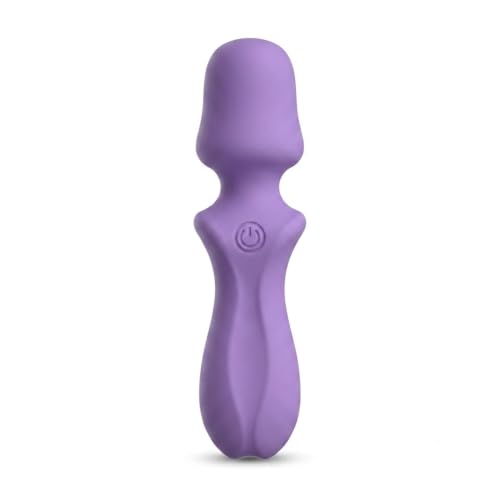 Mini Cordless Handheld Body Massager - color: Purple