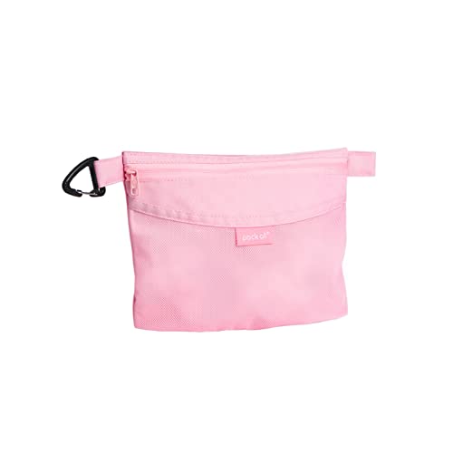 pack all Water-Resistant Zipper Pouch, Mesh Zipper Bag, 8.66"x5.91" - color: Pink, size: Small