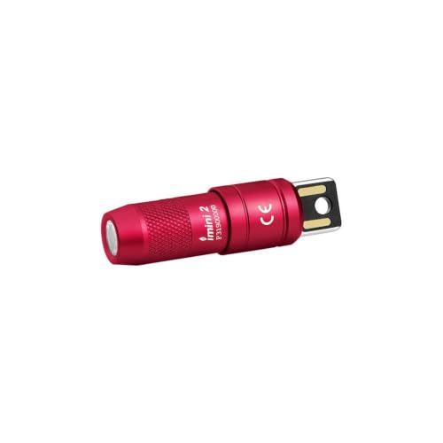 OLIGHT IMINI 2 Rechargeable EDC Keychain Mini Flashlight Passionate Red - color: Passionate Red