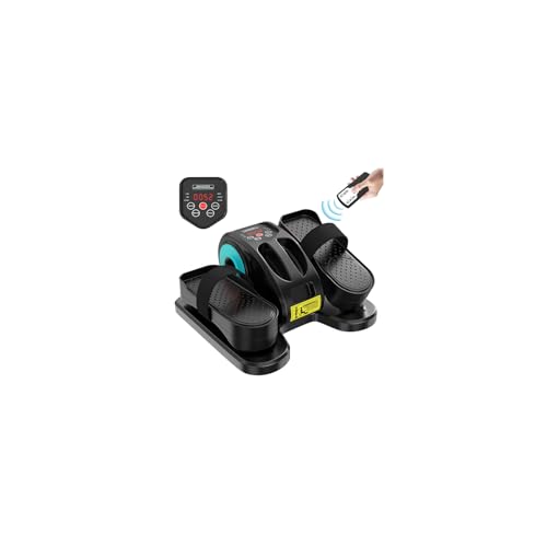 ESL Under Desk Elliptical, Electric Elliptical Leg Exerciser for Seniors - color: Black