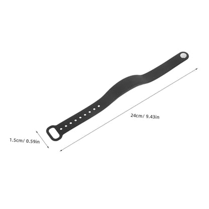 Bracelet with and Silent Vibration Alarm USB Rechargeable Fitness Wristband with Led Display Lightweight 9.44 Inch Silicone Band for Sports and Outdoor Activities