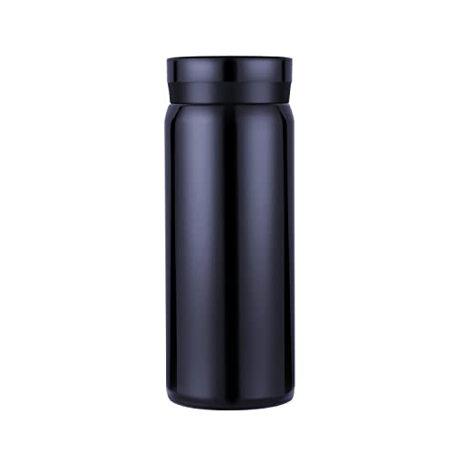 Mini Thermos Cute Water Bottle - 7 oz Tiny Insulated Vacuum 18/10 Stainless Steel Small Flask - Leak Proof & Spill Proof & Keeps Cold and Hot for Drink, Coffee, Tea - Blue - color: Blue, size: 6.8 Ounces