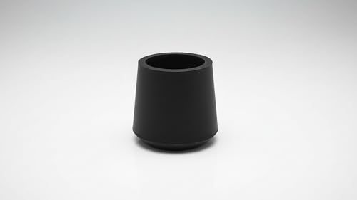 Flyshop Furniture Chair Leg Caps Round Black 25mm 1" 4PCS - style: Inner Diameter-25mm
