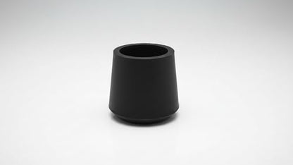 Flyshop Furniture Chair Leg Caps Round Black 25mm 1" 4PCS - style: Inner Diameter-25mm