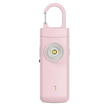 Rechargeable Personal Alarm for Women - Christmas Birthday Gifts for Women, Daughter, College Student, Teen Girl, Elders, Kids, Siren Alarm, USB Charging, Pink - color: Pink