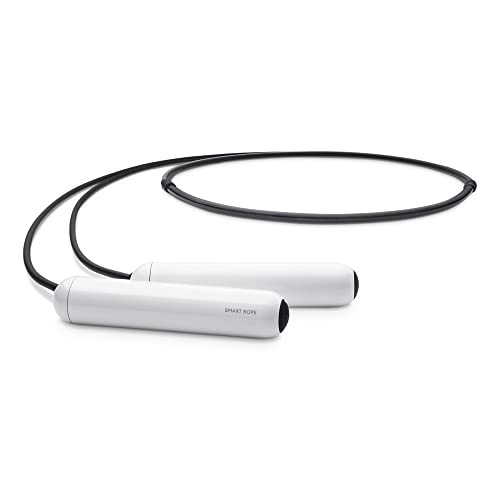 [Tangram Factory] Smart Rope - LED embedded Jump Rope - See your fitness data in MID-AIR - color: White, size: Large