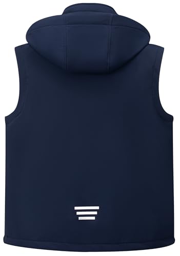 GGleaf Men's Softshell Vest Windproof Lightweight Golf - color: Navy, size: X-Large