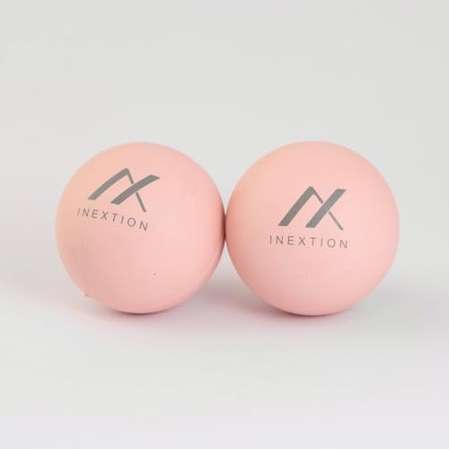 High-Density Therapy Massage Balls (2-Pack), Pink + Pink (50D+50D) - color: Soothing Pink + Soothing Pink (50d+50d)