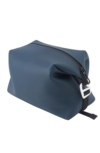 6"x11" 6L Silicone Toiletry Bag, Navy Blue - color: Navy, size: 6L