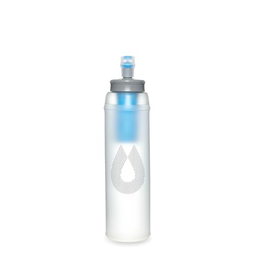 HydraPak UltraFlask+ Filtered, Compressible Soft Flask (500ml, Clear)