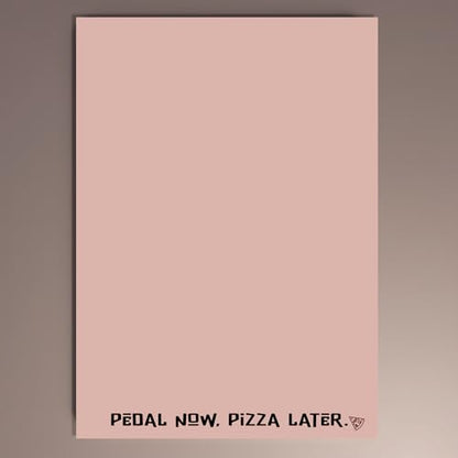 Elliptical Mat, Pink - color: Pizza-pink