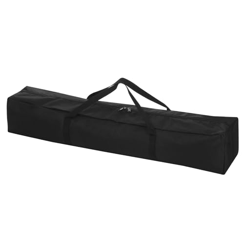 PATIKIL 29 Inch Camp Chair Replacement Bag Nylon Folding Chair Carrying Storage Bag for Beach Chair with Large Zipper Shoulder Strap for Camping Travel, Black - size: 29 x 5.9 x 5.9 inch