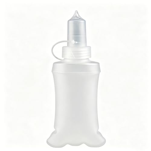100ml TPU Soft Flask, Collapsible Water Bottle for Running Vest Hydration Pack, 1 Pack(White) - color: White