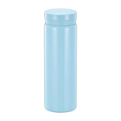 10oz Mini Water Bottle Stainless Steel Thermos Small Flask - Insulated Vacuum, Leak Proof, Keeps Drinks Hot/Cold - Ideal for Coffee, Tea, Water - Light Blue - color: Light Blue, size: 9.5 Ounces