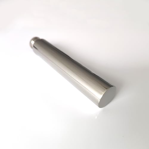 Stainless Steel 2oz Flat Bottom Tube Flask Mini Tube Drinkware Portable Cylindrical Hip Flask (Mirror Finish) - color: Mirror Finish