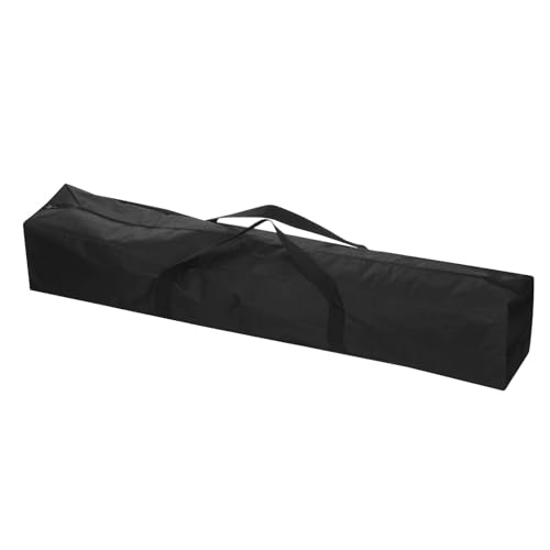 PATIKIL 51 Inch Camp Chair Replacement Bag Nylon Folding Chair Carrying Storage Bag for Beach Chair with Large Zipper Shoulder Strap for Camping Travel, Black - size: 51 x 7.8 x 7.8 inch