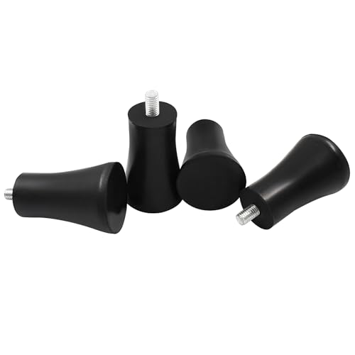 Rubber Furniture Legs Riser, 2.5"/63mm, 4Pcs - size: M8 ×15